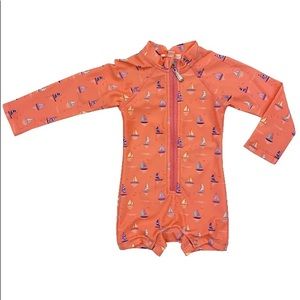 NWT Egg New York Jessie Shortall Swimsuit, Coral